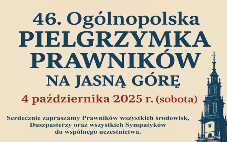 46. Ogólnopolska Pielgrzymka Prawników na Jasną Górę