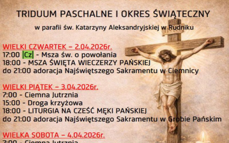 Triduum Paschalne i Okres Świąteczny