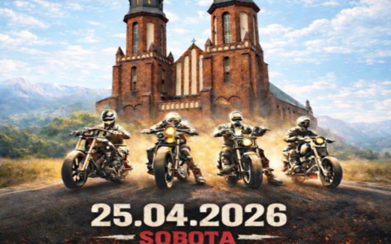 Motocykliści w Katedrze